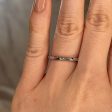 Anna  Minimal Subtle Slash 0.05ct Diamond Eternity Ring ET65 Supply