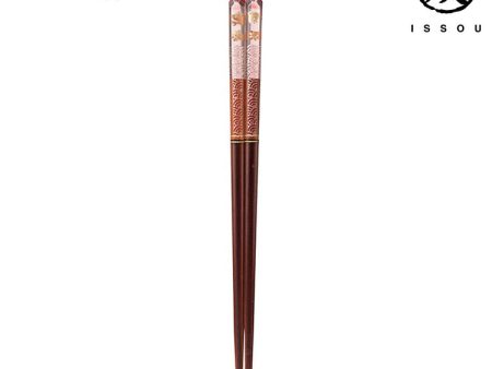 A pair of painted Japanese lacquer Ishida chopsticks, Sakura Chidori, Clear Cherry Blossom Design Online