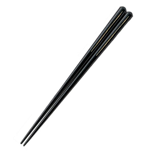 Ishida Painted Japanese Chopsticks Black Sen Ichihan Men s Style Thick design Online now