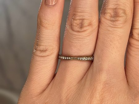 Gaia  0.12ct Diamond Gradient Eternity Ring ET63 Online