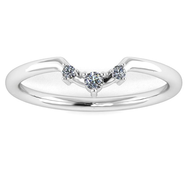 Evie  Dainty 0.10ct Diamond Shaped Eternity Band ET20 For Cheap