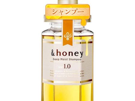 &honey Deep Moist Shampoo 1.0 Ultra-moisturizing Organic Formula for Intensive Moisturization 440mL Fashion