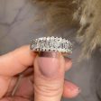 Avani  Baguette Cut Diamonds Bordered with Round Diamonds Eternity Band Ring Fashion