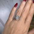 Linda  Three Stone Radiant Cut with Emerald Cut Diamond Trilogy Engagement Ring Fashion