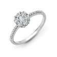 18ct White 0.48ct Diamond Ring on Sale