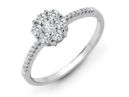 18ct White 0.48ct Diamond Ring on Sale