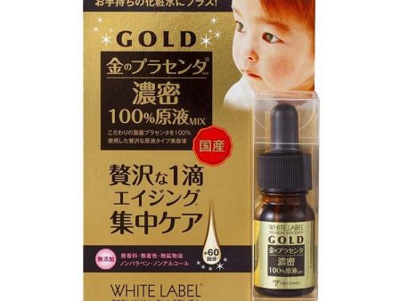 White LABEL Premium Placenta 100% Undiluted Gold Placenta Solution Mix 10ml Japan Concentrated Targeted Skin Care Hot on Sale