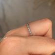 Anja  Mini Bubbles Round Pattern 0.20ct Diamond Half Eternity Ring ET77 For Discount