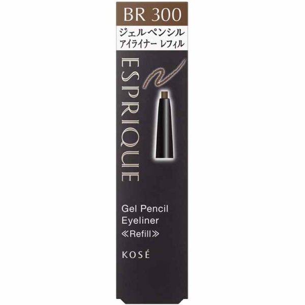 Gel Pencil Eyeliner Refill BR300 Brown 0.1g For Discount