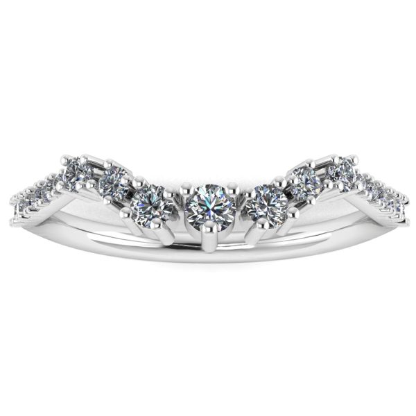 Lela  Wave Shaped Eternity 0.50ct Diamond Ring ET46 Cheap