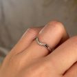 Mina  Dainty U Shaped 0.10ct Diamond Eternity Ring ET56 on Sale