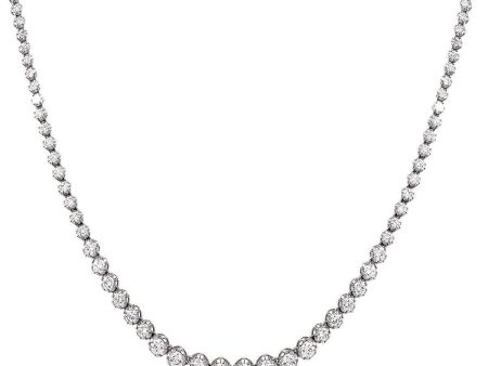 Illusion Set Diamond Necklace Supply