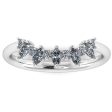 Alora  Marquise and Round Brilliant Cut 0.40ct Diamond Shaped Eternity Ring ET32 Online