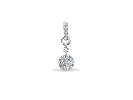 18ct White 0.22ct Diamond Pendant Online