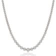 Diamond Cluster Necklace Hot on Sale