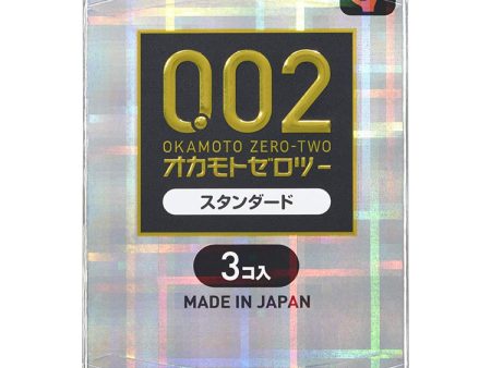 Zero Zero Two Condoms 0.02mm EX Large Size 3 pcs Ultra Thin Snug Fit Natural Feel Online Hot Sale