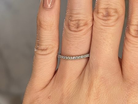 Immy  Irregular Subtle Shaped 0.40ct Diamond Eternity Ring ET39 Online Sale