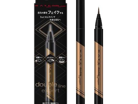 KATE Eye Liner Double Line Expert LB-1 Pastel Brown on Sale