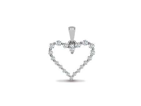 18ct White Gold Diamond Pendant Sale