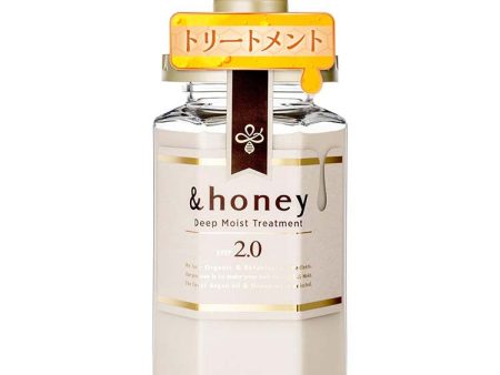 &honey Deep Moist Hair Treatment 2.0 Ultra-moisturizing Organic Formula for Intensive Moisturization 445g For Cheap