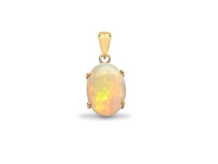 18ct Yellow Gold Opal Pendant on Sale