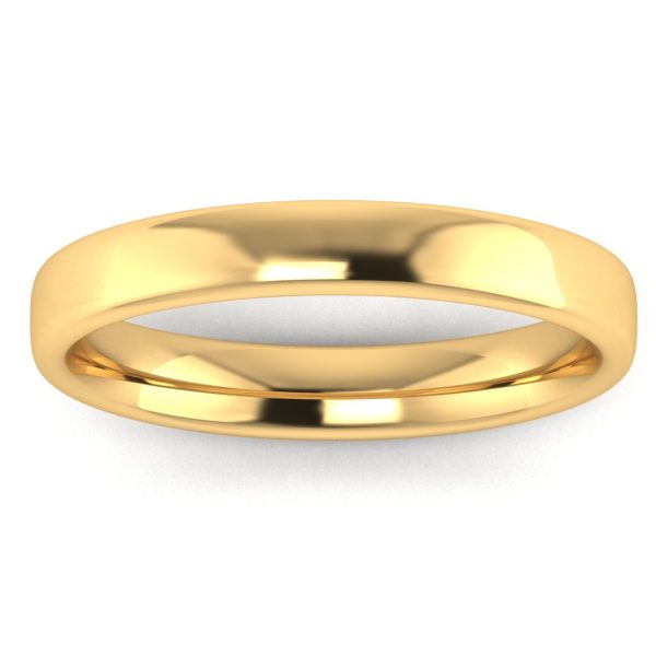 3mm Band Classic Soft Court Wedding Ring on Sale