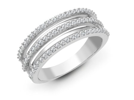 18ct White 0.63ct Diamond Ring Online