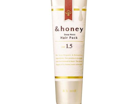 &honey Deep Moist Hair Pack 1.5 Super Moist Organic Formula Intensive Moisturizing 130g Supply