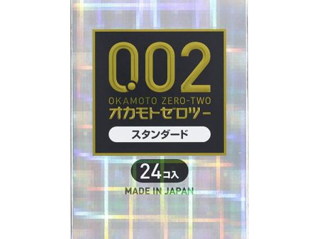 Zero Zero Two Condoms 0.02mm Rregular Size 24 pcs Online now