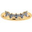 Alora  Marquise and Round Brilliant Cut 0.40ct Diamond Shaped Eternity Ring ET32 Online