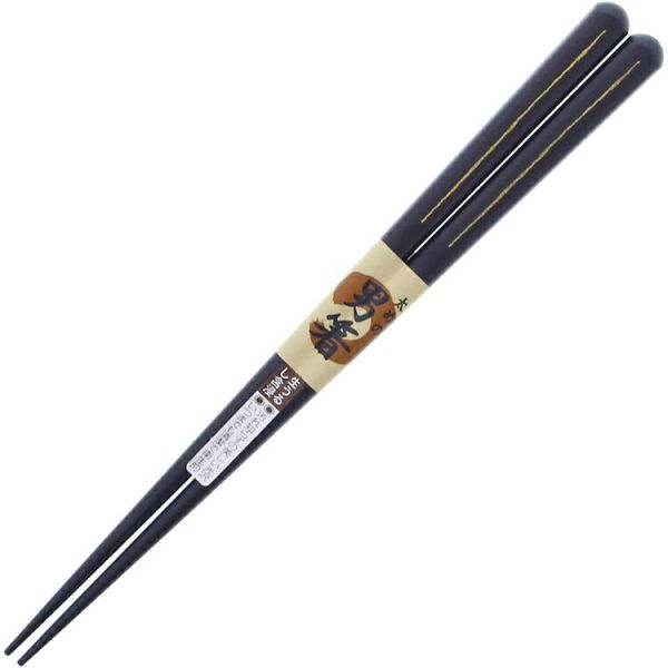 Ishida Painted Japanese Chopsticks Black Sen Ichihan Men s Style Thick design Online now