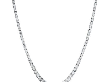 DIAMOND CLAW SETTING NECKLACE For Discount