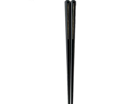 Ishida Painted Japanese Chopsticks Black Sen Ichihan Men s Style Thick design Online now