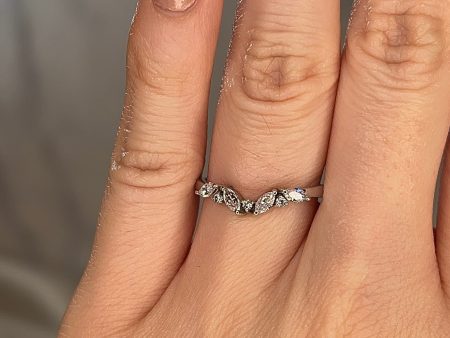 Sofi  Foliage Marquise and Round Brilliant Cut 0.25ct Diamond Eternity Ring ET60 on Sale