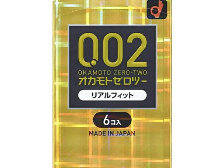 Zero Two 0.02mm Real Fit Condom 6 pieces Cheap