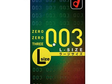 Zero Zero Three 0.03mm condom L size 10 pieces For Discount