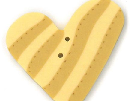 yellow striped heart on Sale