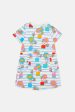 Flower Stripe Kids Dress Supply