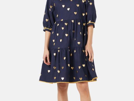 Gold Romance Smock Dress Supply