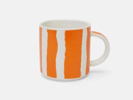 Stripe Orange Mug Supply