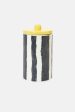 Stripe Ceramic Cannister Lge Online