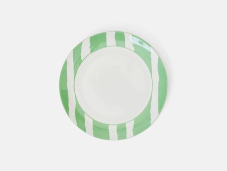 Stripe Green Plate Sml on Sale