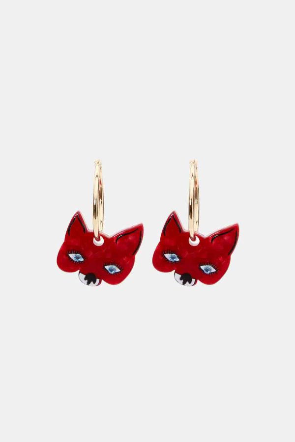 Anamalia Fox Earrings Discount