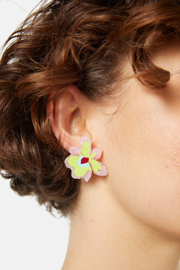 Anamalia Orchid Earrings Cheap