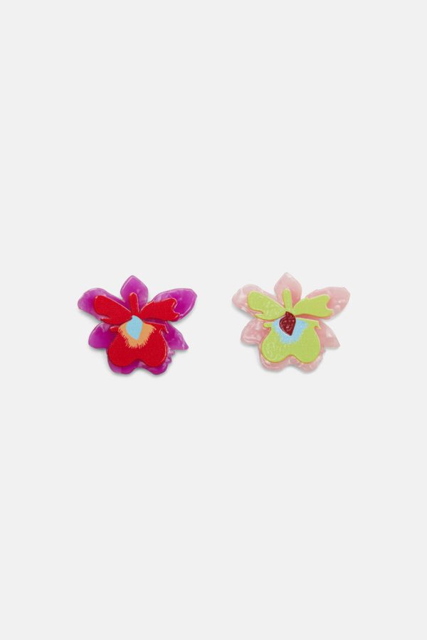 Anamalia Orchid Earrings Cheap