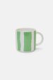 Stripe Green Mug For Discount