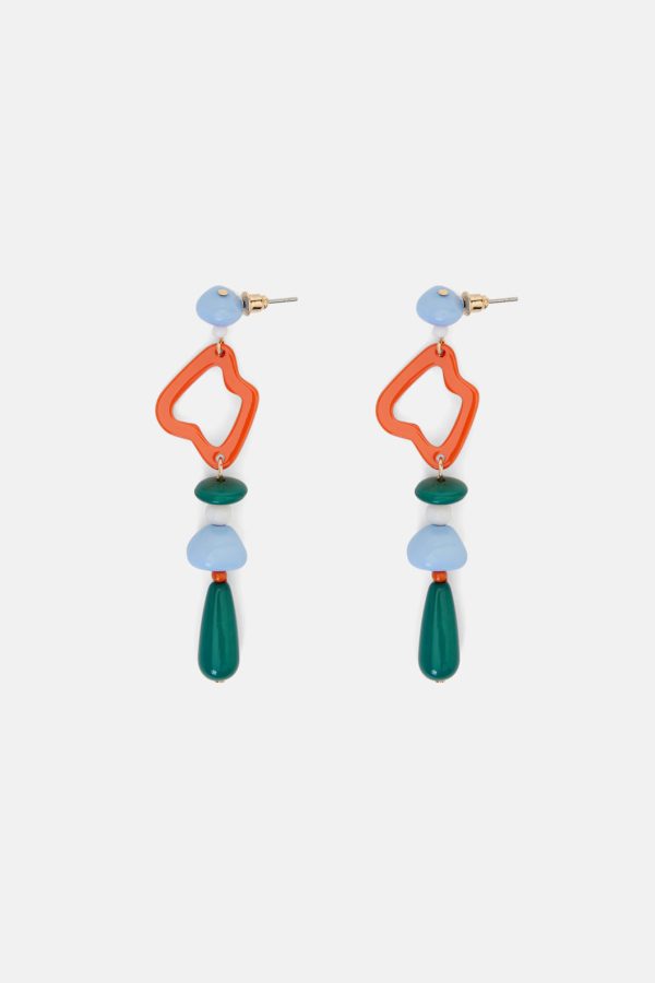 Abstract Beaded Earrings Online Sale