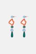 Abstract Beaded Earrings Online Sale