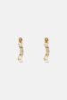 Golden Stripe Earrings For Discount